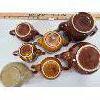 Image 5 : LOT OF 7 -  GLAZED TEA POTS