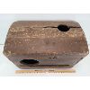 Image 7 : EARLY 1800'S NOVA SCOTIA PINE BOAT LAMP BOX W/ FORGED COPPER NAILS
