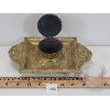 Image 3 : EMBOSSED BRASS INKWELL