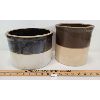 Image 1 : LOT OF 2 - APPROX 1 TO 1.5 GAL CROCKS