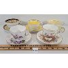 Image 1 : LOT OF 5 - TEACUPS W/ SAUCERS