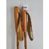 Image 2 : PAIR OF WOODEN SHAFT SKI POLES