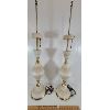 Image 1 : LOT OF 2 - 3 BULB STAIR CHANDELIERS 