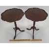 Image 2 : LOT OF 2 - PLANT STANDS - MAHOGANY (?)