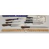 Image 2 : LOT OF 7 - GINSU & PRINCE DEVONSHIRE SS KNIFE SETS 