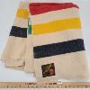 Image 1 : GENUINE TRAPPER POINT ALL WOOL BLANKET - MADE IN ENGLAND