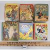 LOT OF 6 - BIG LITTLE BOOKS - INCL GOOFY, TOM SAWYER, BRING UP FATHER ETC