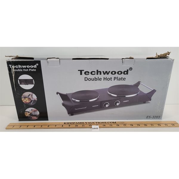 TECHWOOD DOUBLE HOT PLATE