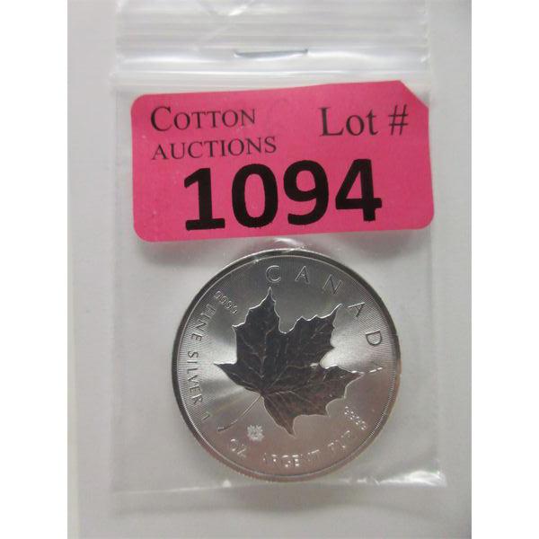 1 Oz .9999 Silver 2023 Canada Maple Leaf Coin