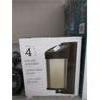 Image 1 : Set of 4 Solar Post Accent Lights 