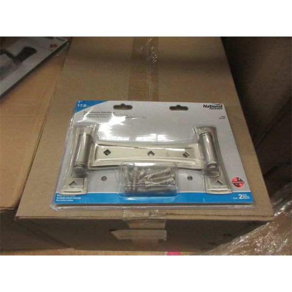 2 Cases of 15 Twin Packs of 7  Metal Gate Hinges