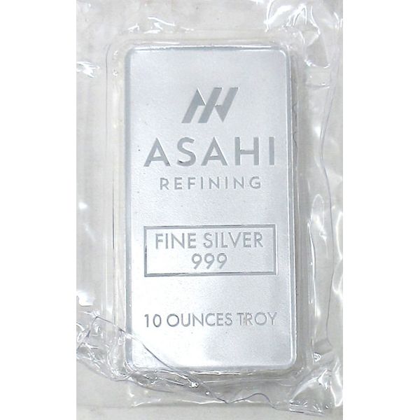 10 Oz .999 Silver Asahi Refining Bar