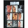 Image 1 : SHEET OF PLAYBOY TRADING CARDS