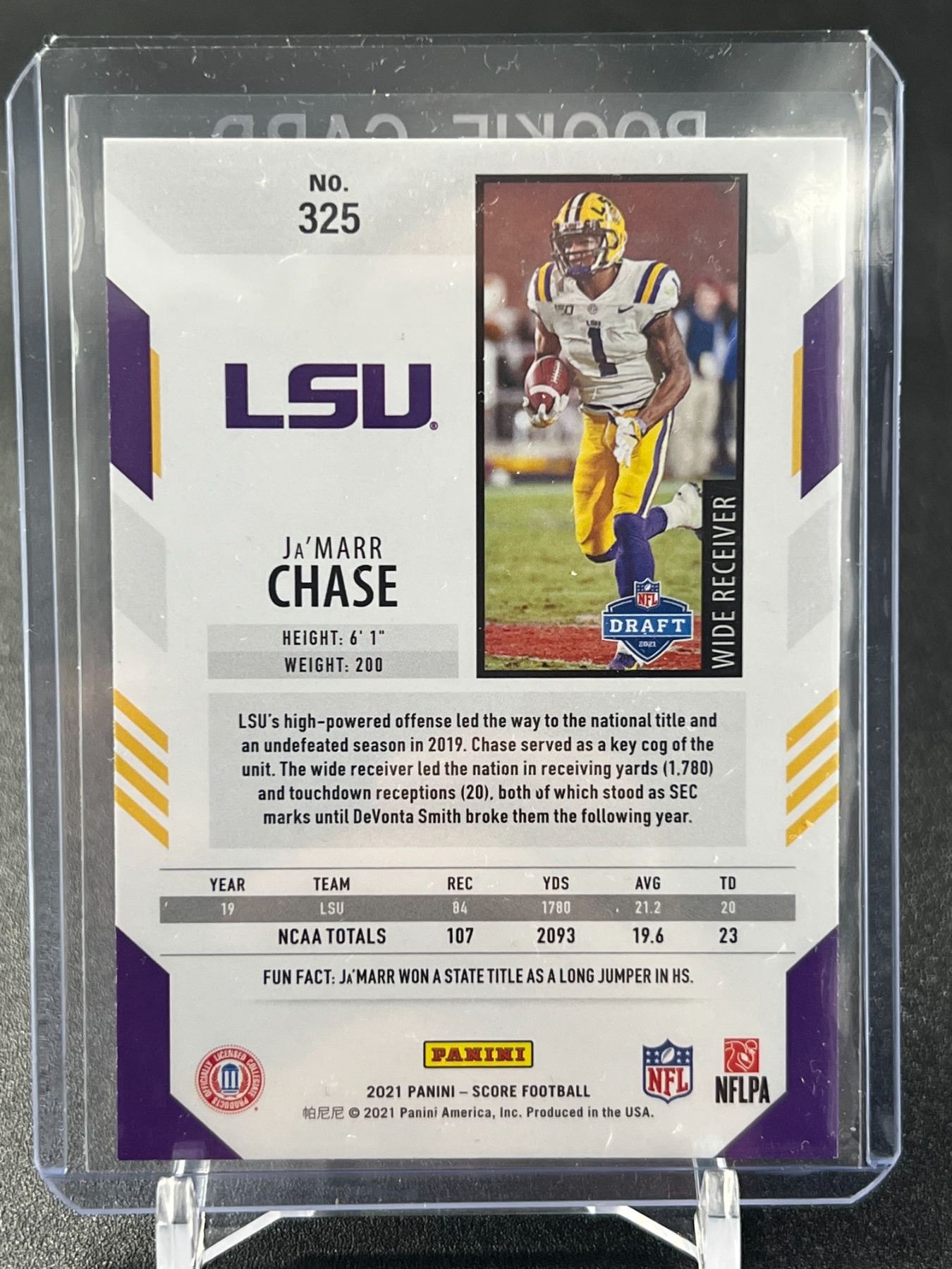 Ja Marr Chase Cards 2025 Schedule
