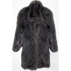 Gray Fur Coat
