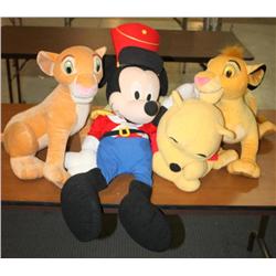 Lot of 4 Disney Stuffed animals