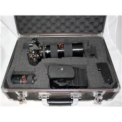 Fujica Camera w/ Extra Lenses in Hard Case