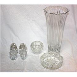 Lot of Fine Crystal Vases Etc.