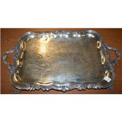 Large Silver Plated Platter