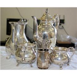 Wilcox Silver Plate Co. Coffee/Tea Service