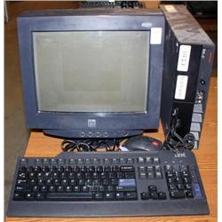 IBM Computer w/ elo Monitor