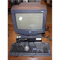 IBM Computer & elo Monitor