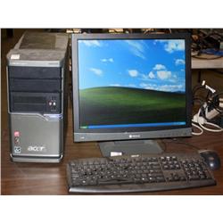 Acer Computer w/ neovo Monitor