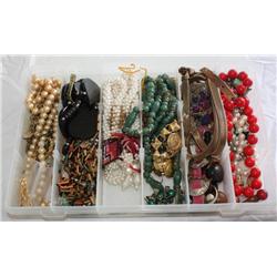 Box Of Costume Jewelry