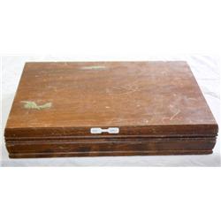 Collection Misc Tokens In Wood Case