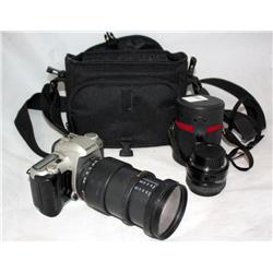 Pentax Camera w/ Extra Lense & Case