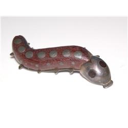 Sterling Caterpillar Pin