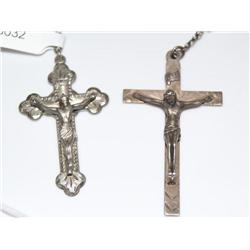 Set of 2- Sterling Silver Rosaries