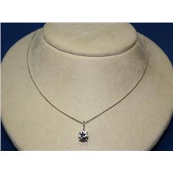 925 Silver Necklace With CZ Pendant