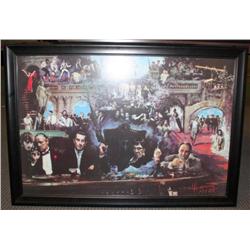 Picture frame of various actors