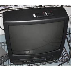 26" Sylvania T.V w/remote & built IN VCR
