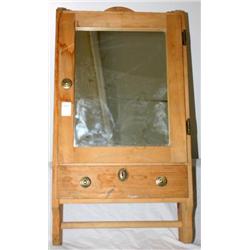 Wood Medicine Cabinet w/ Mirror