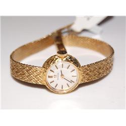 14K Gold Ladies Omega Wrist Watch (working)