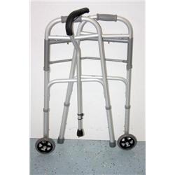 Medline Foldable Walker & Invacare Cane