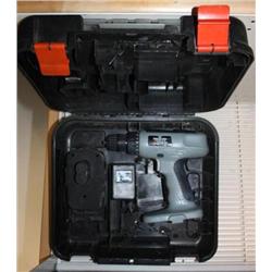 3/8" Cordless Drill By Performance Tool W/Case