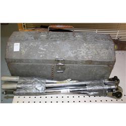 TOOL BOX 5 TORQUE WRENCHES & 3 SAWS