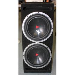 2  Kenwood Excelon Subwoofers in Custom Box