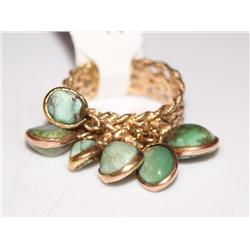 18K Gold & Jade Ring 5.1g