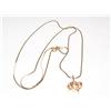 Image 2 : 14K Gold Chain With Elephant Pendant 1.5g