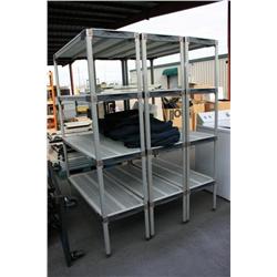 3 Plastic Restaurant Shelves