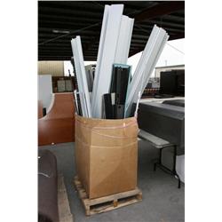 Box Lot Of Office Divider Parts