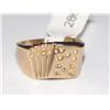 Image 1 : 14K Gold Playing Card Design Ring 4.5g