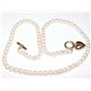 Image 1 : Pearl Necklace W/14K Gold Heart Clasp