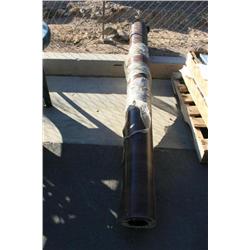 6' Roll Of Dark Wood Grain Linoleum