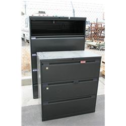 2 Lateral Filing Cabinets 3 & 5 Drawer