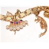 Image 3 : 14K Gold Charm Bracelet 30.5g